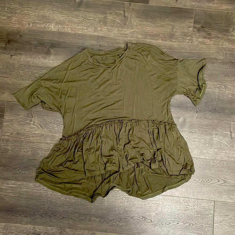 Peplum style blouse